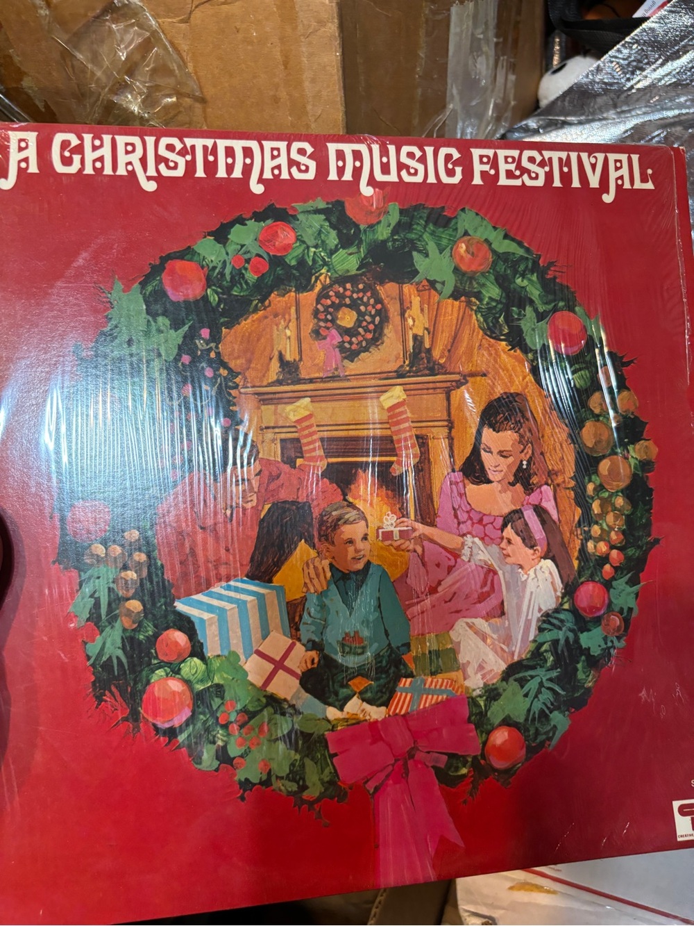 A Christmas Music Festival - capital records LP vinyl Record